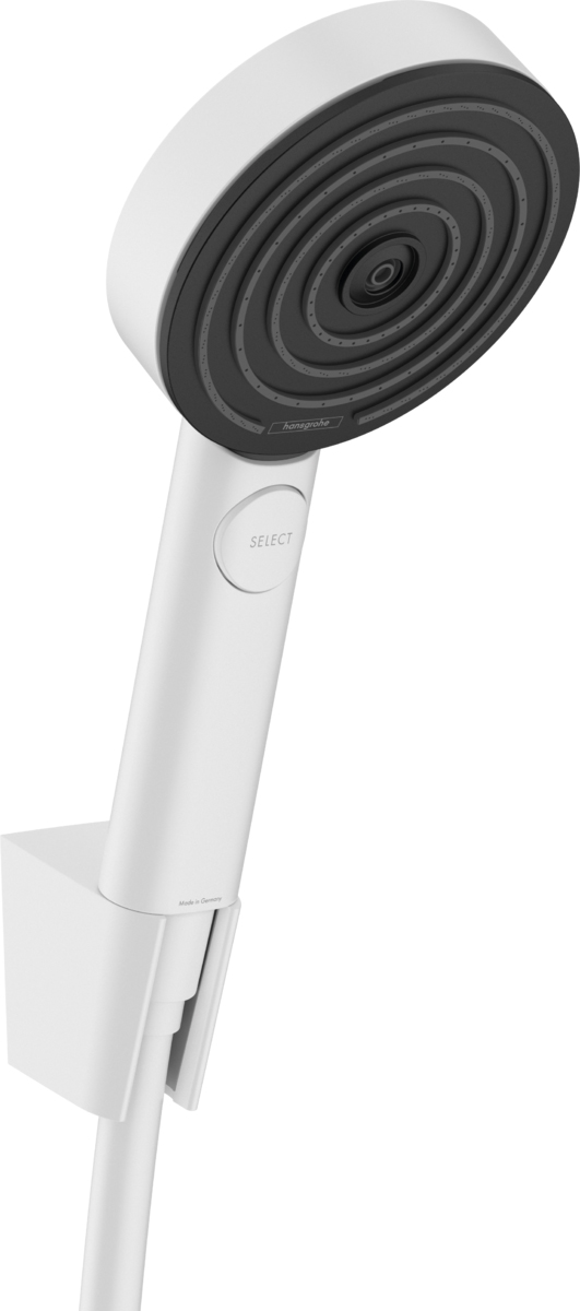 душевой гарнитур hansgrohe pulsify 105 3 jet 24302700 белый матовый