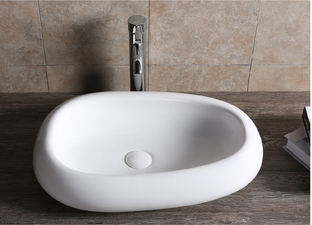умывальник накладной cerutti spa cr7041b 60x40 белый