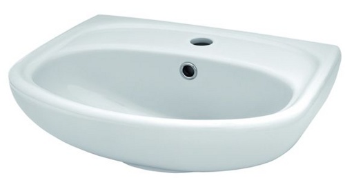 умывальник santek анимо 55x45 (с отверстием)