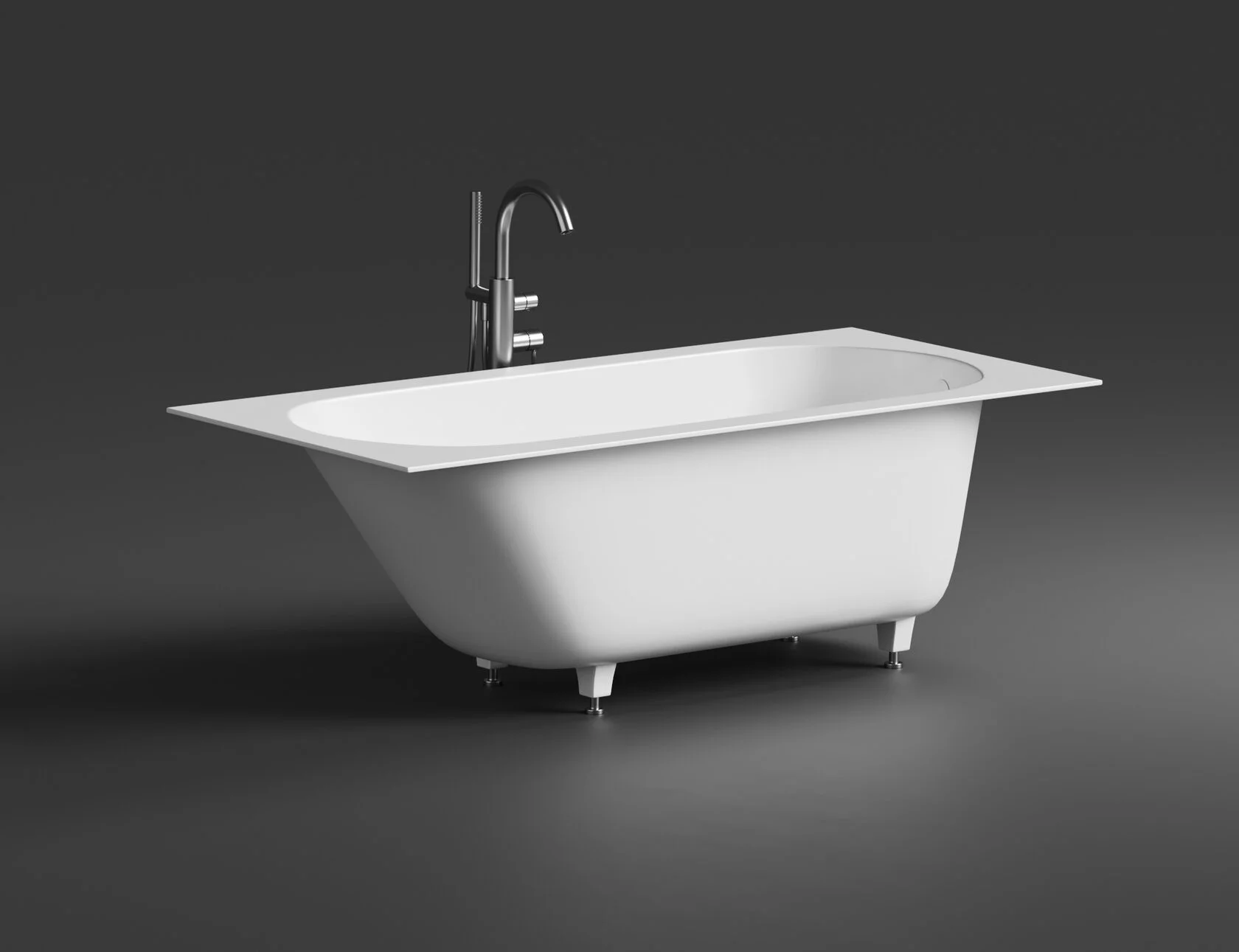 ванна из литьевого мрамора umy-home umy in 180x80 u-coat белый глянец