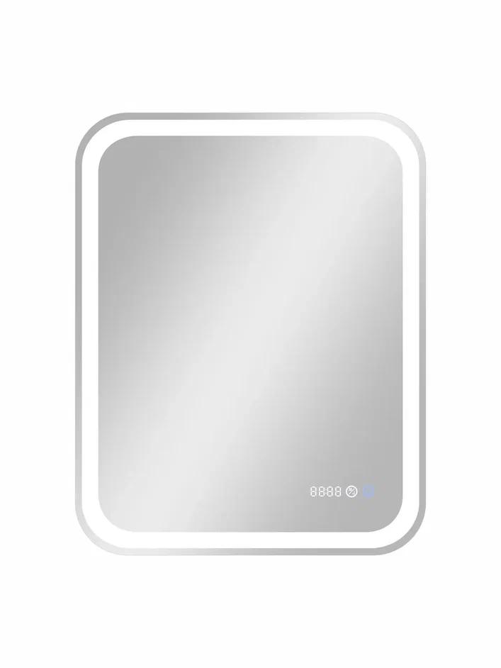 зеркало континент russo led 60x70 с подогревом и часами