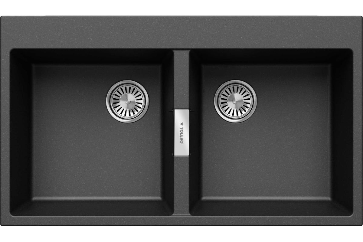 мойка кухонная tolero loft tl-862 уголь