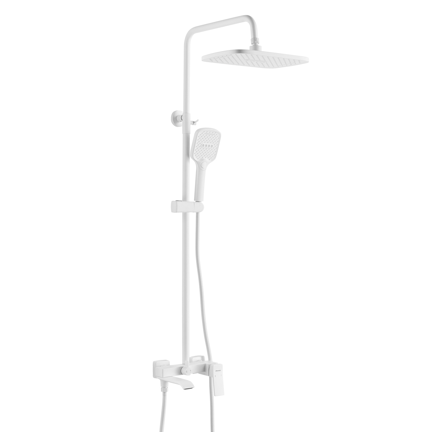 душевая стойка shevanik s4036c белый
