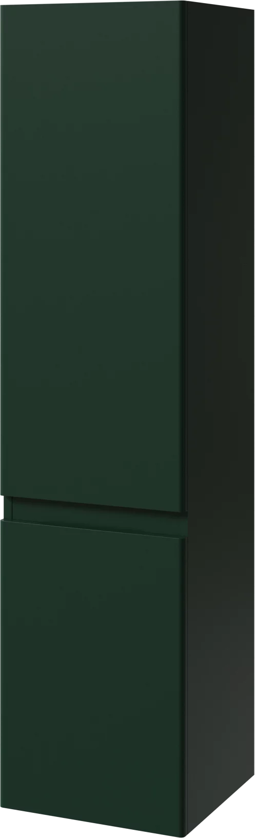 шкаф-пенал подвесной caprigo forte 35 36150l eml-b134 левый, зеленый матовый