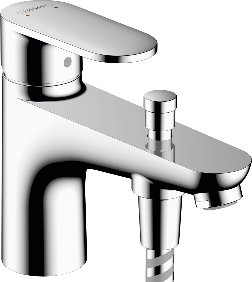 смеситель для ванны hansgrohe vernis 71444000 хром