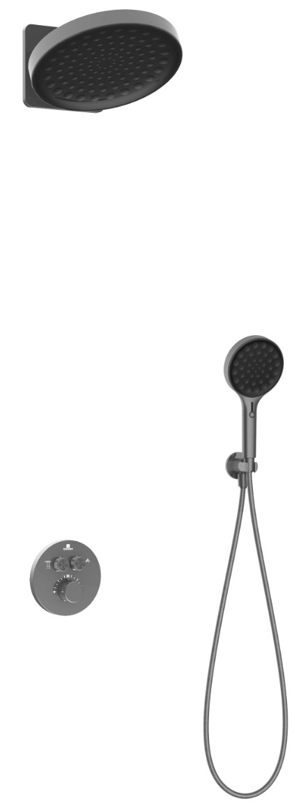 душевая система скрытого монтажа vincea inspire vsfw-3i22mt3gm вороненая сталь