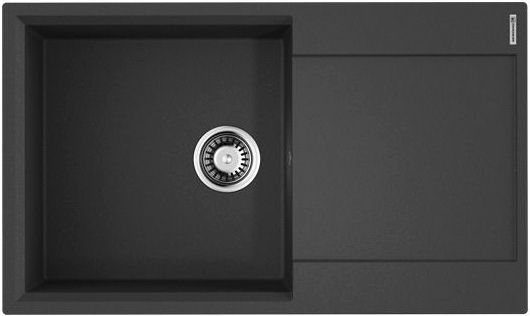 кухонная мойка omoikiri daisen 86-bl 4993700 86x51 черный