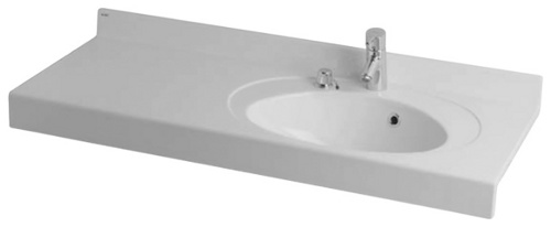 умывальник акватон отель 127x50 l/r