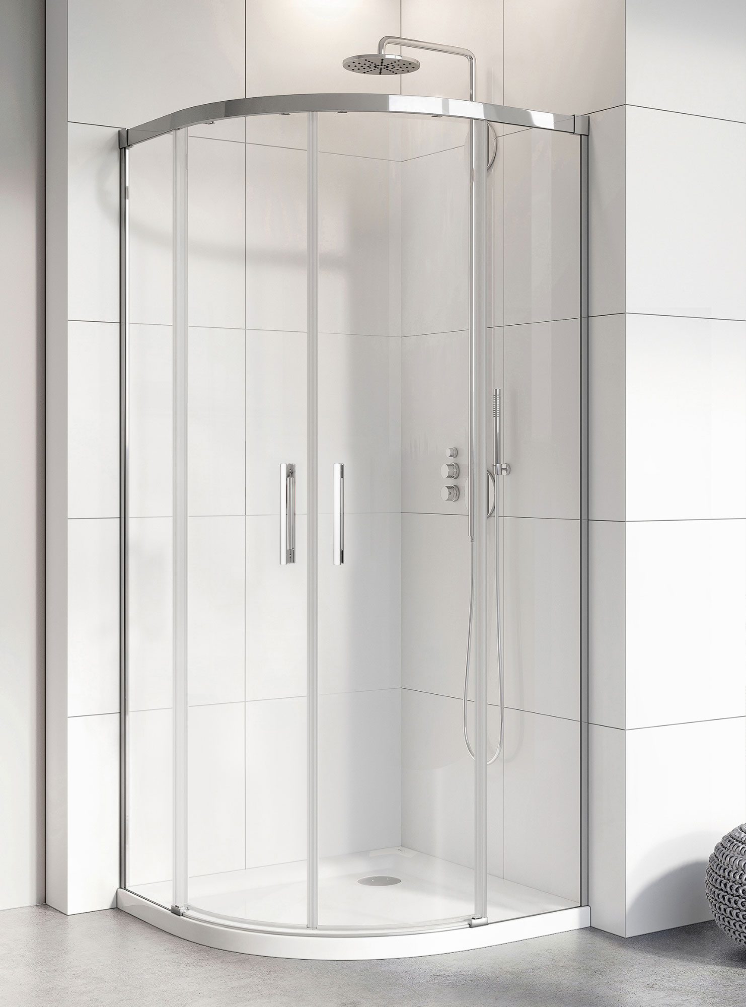 душевой уголок radaway idea pdd 80x80 стекло прозрачное