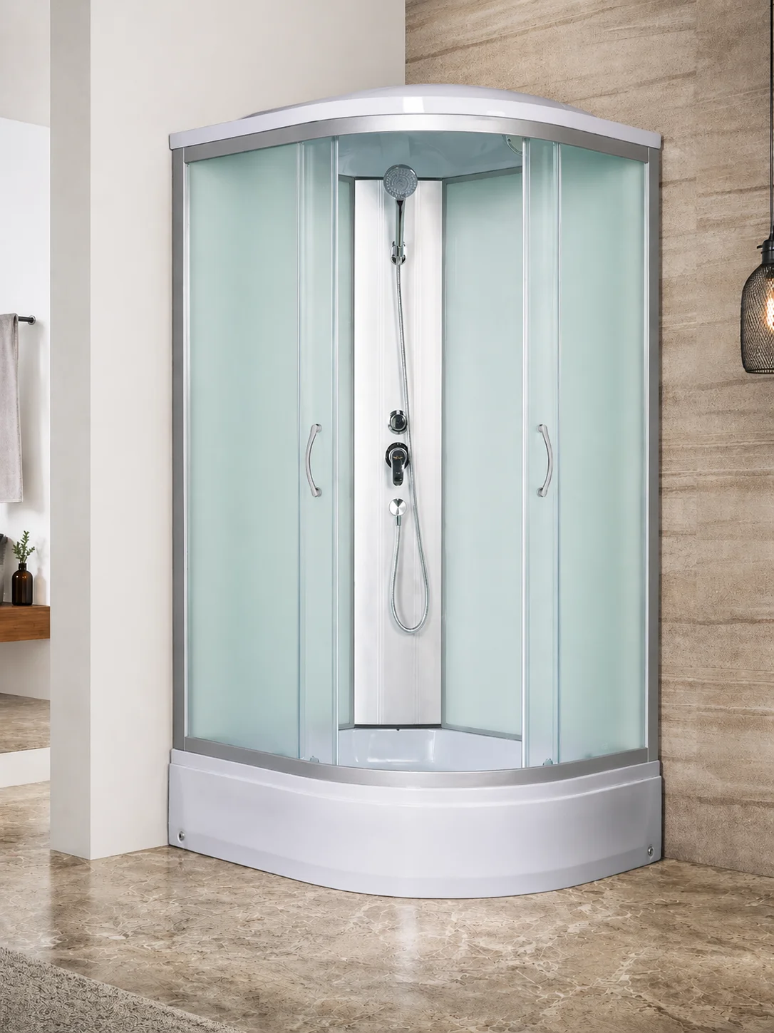 душевая кабина river desna 120/90/24 mt 120x90 l