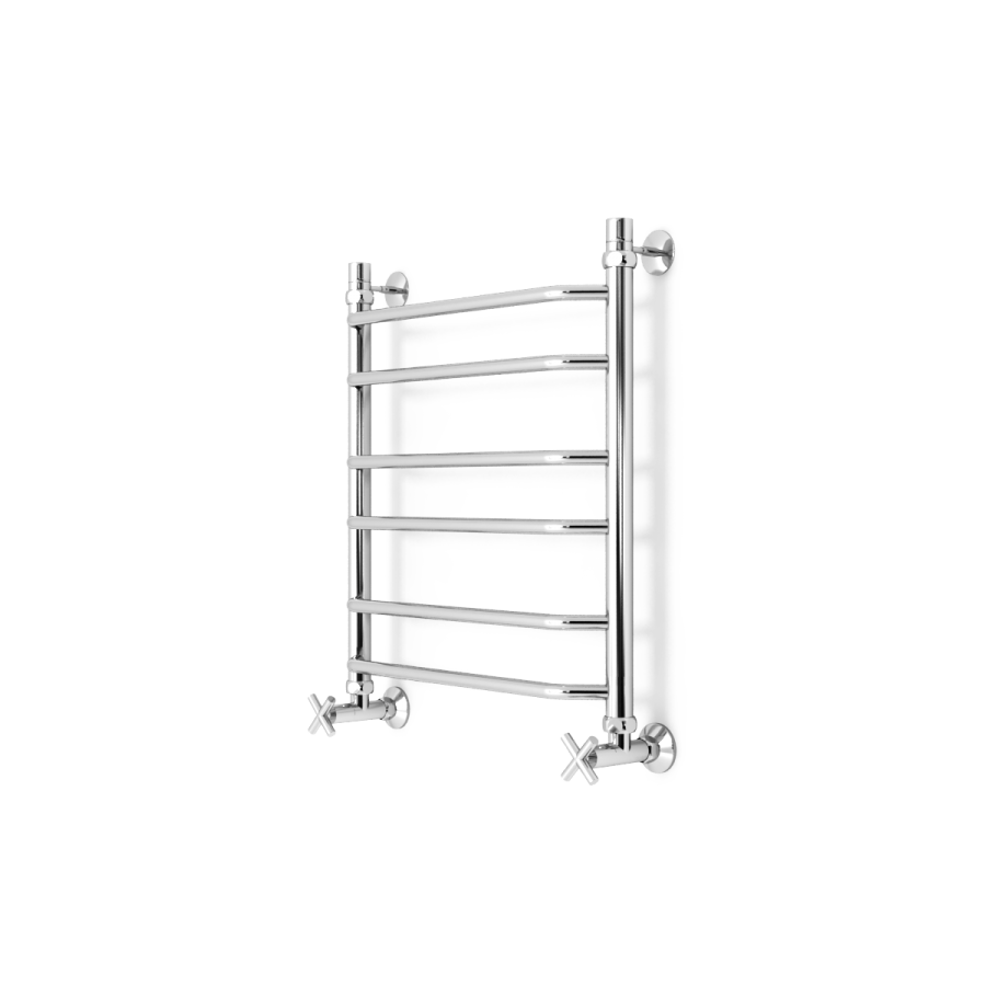 полотенцесушитель zorg tiida 500/600 50x60 нижнее подключение, хром
