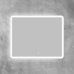 зеркало belbagno marino 100 x 80 с встроенной подсветкой, голосовым управлением и подогревом