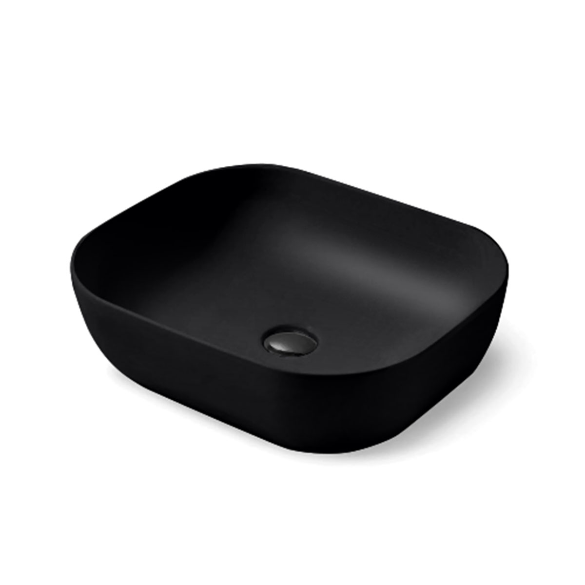 умывальник накладной vincea vbs-101mb 50x40 черный матовый