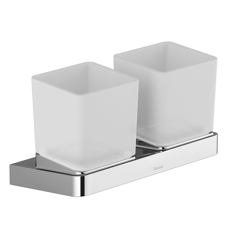 держатель с двумя стаканами ravak 10° td 220.00 x07p322