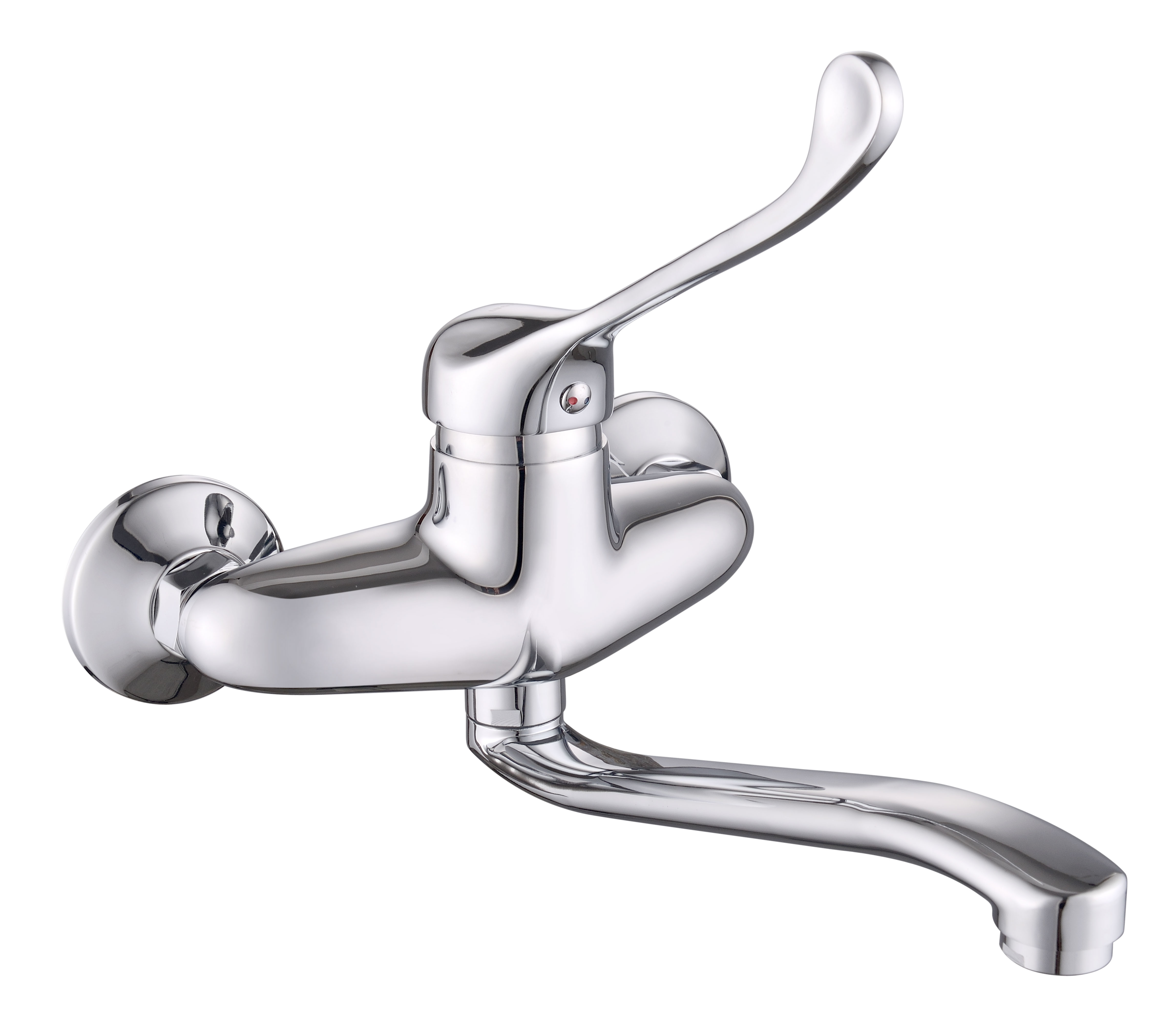 смеситель хирургический для кухни maxonor mn4654 хром