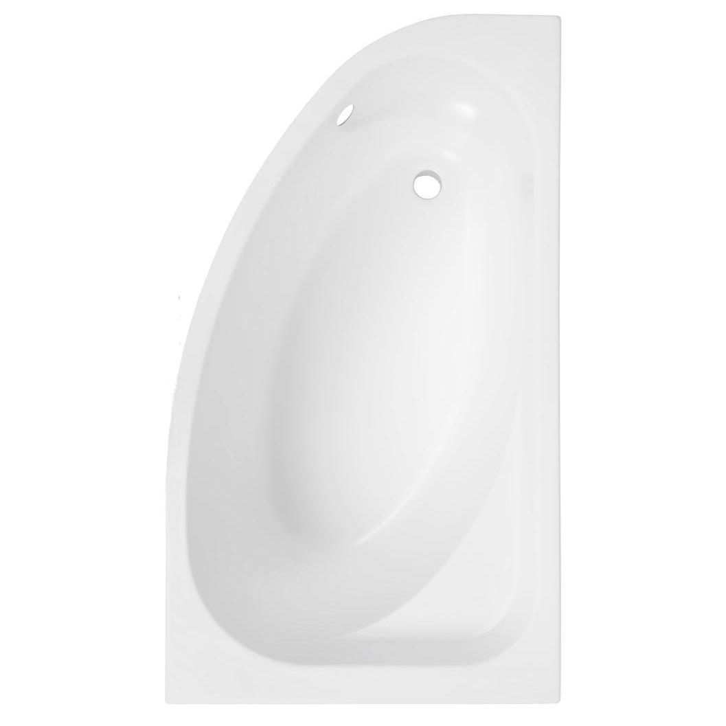 ванна акриловая aquanet mia 140x80 правая