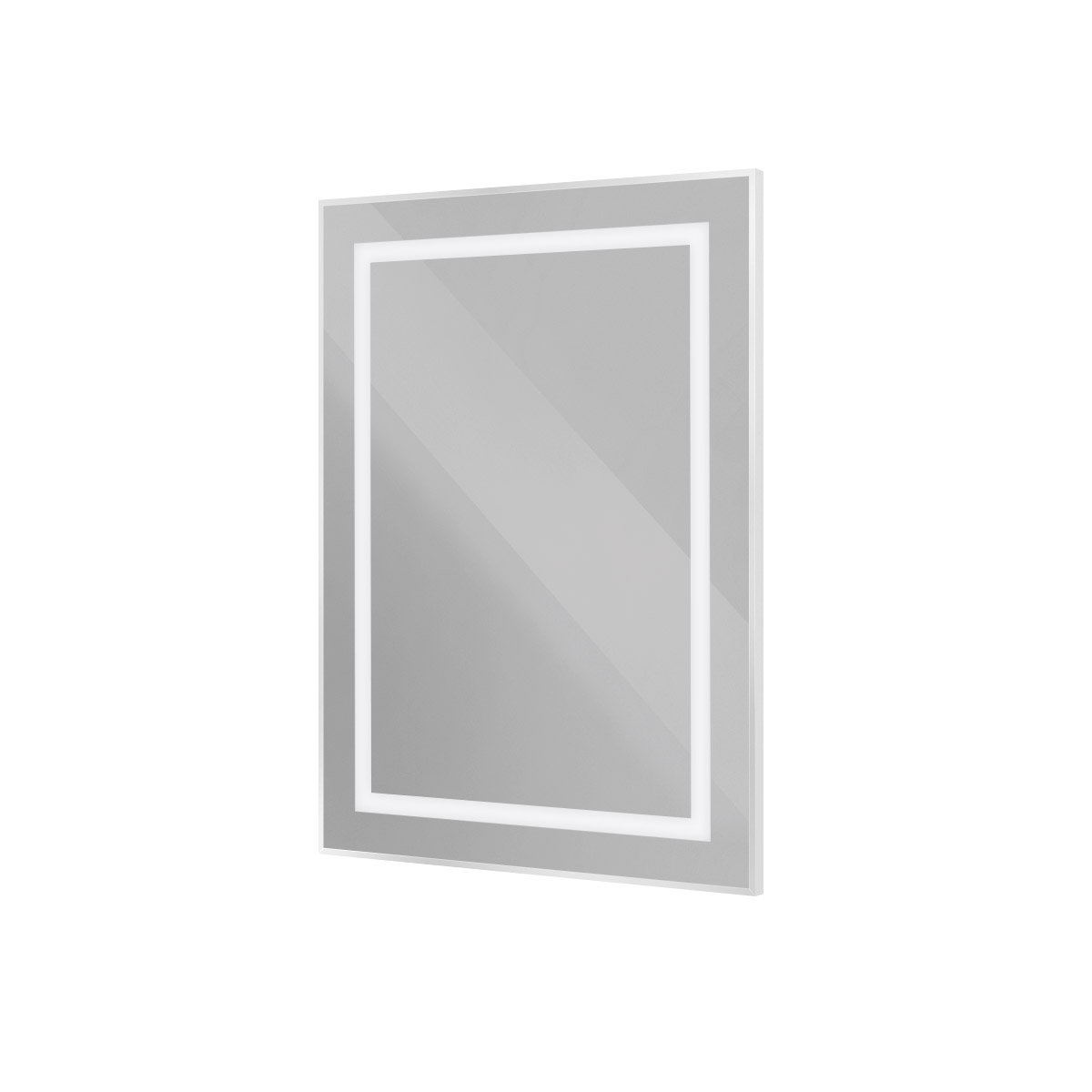 зеркало belbagno spc-kraft-600-800-sens-al с подсветкой, сатин