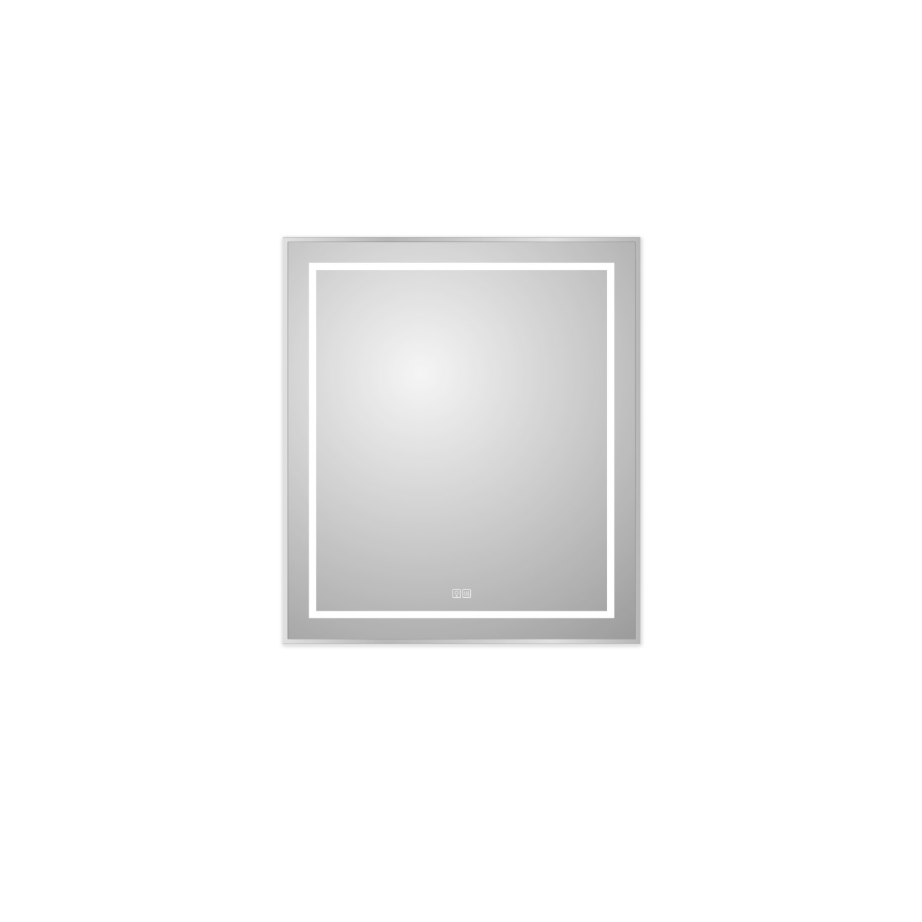 зеркало belbagno spc-kraft-700-800-led-tch-warm с подсветкой и антизапотеванием, сатин
