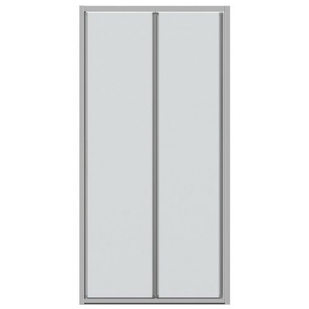 душевая дверь bravat line bd090.4121a 90x200 стекла прозрачные, профиль хром