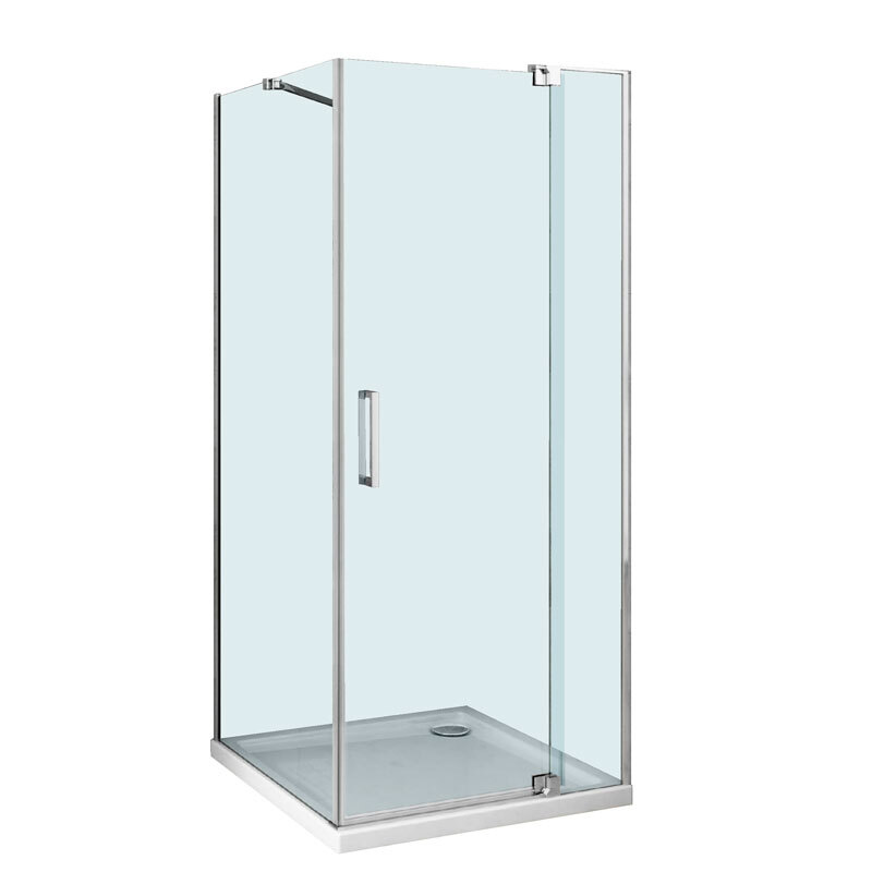 душевой уголок roth elegant neo gdo1n + gbn 120x80 стекла прозрачные, профиль хром