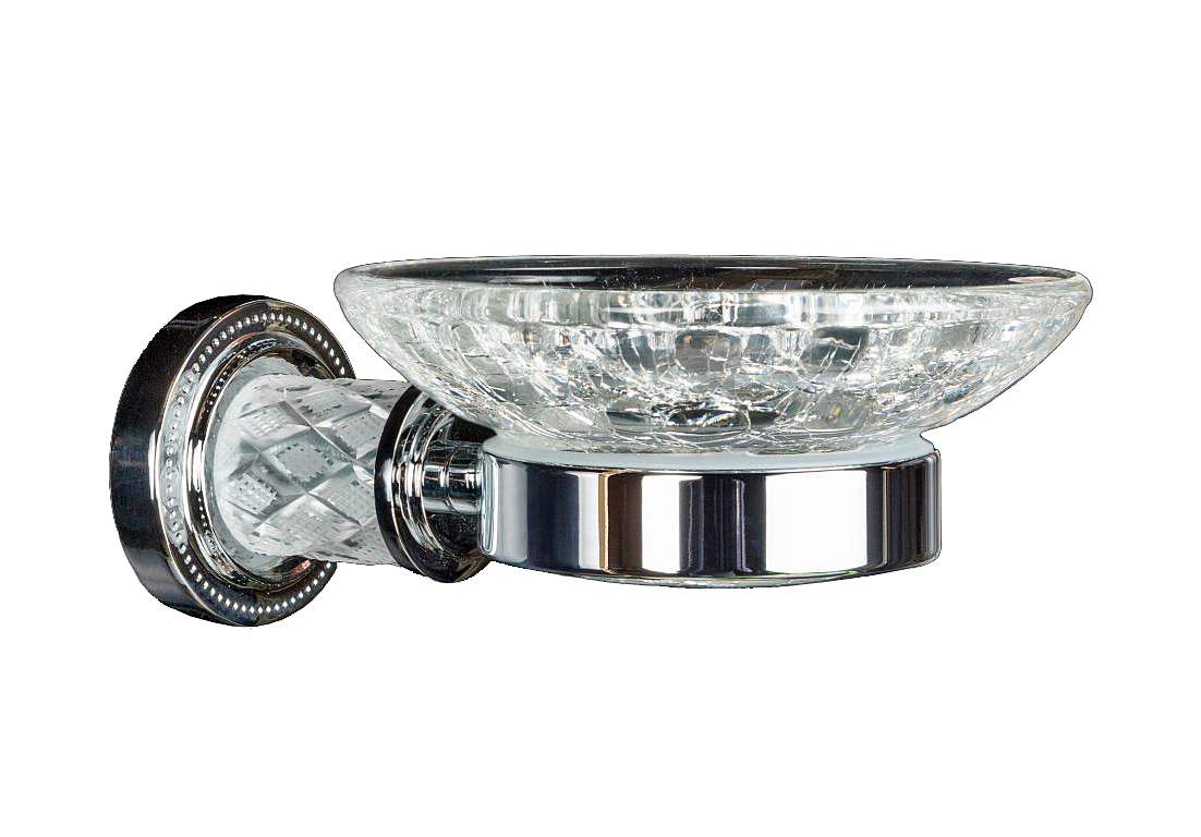 мыльница boheme murano crystal 10903-crst-ch хром
