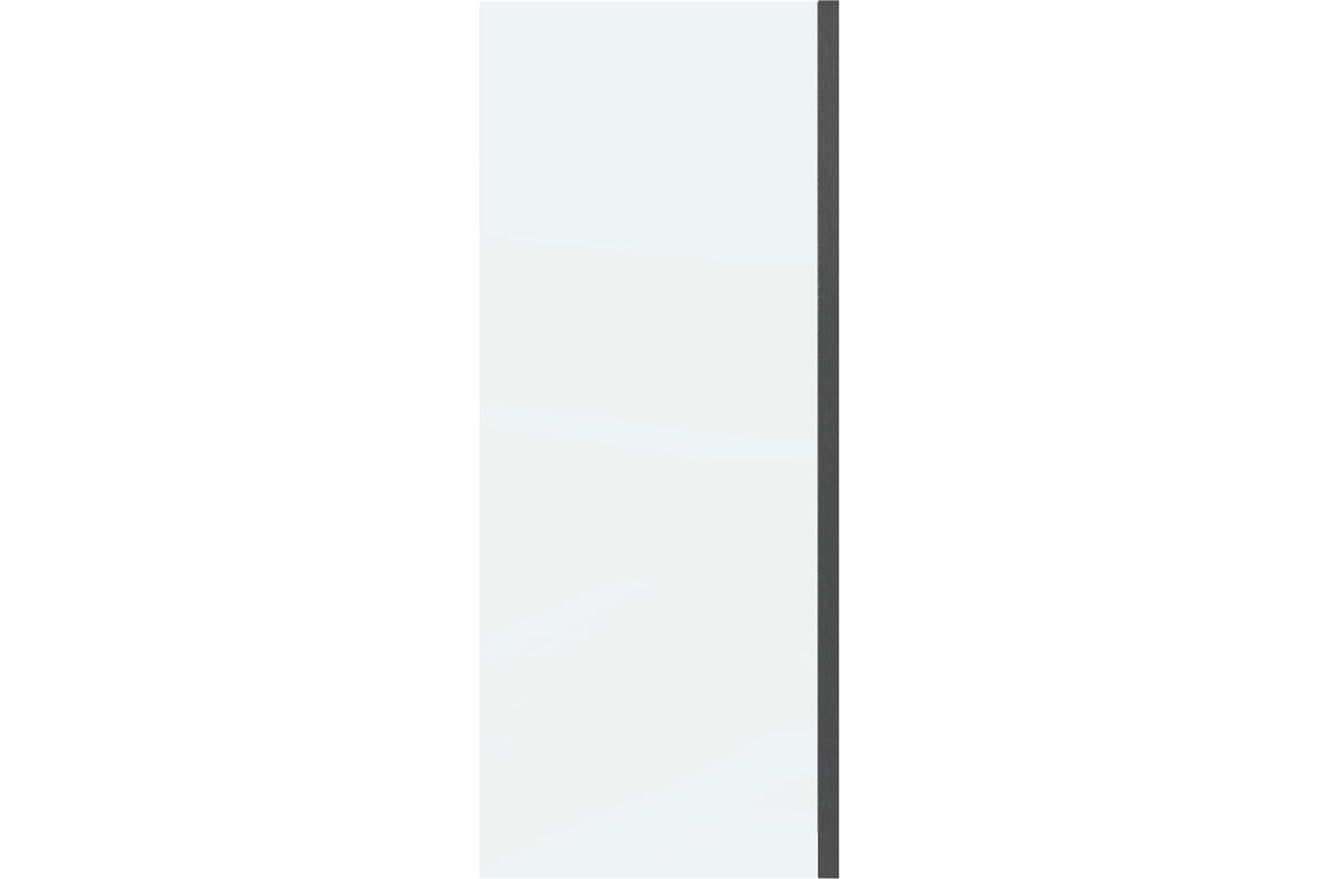боковая стенка grossman classic 80x195 стекло прозрачное / профиль графит сатин