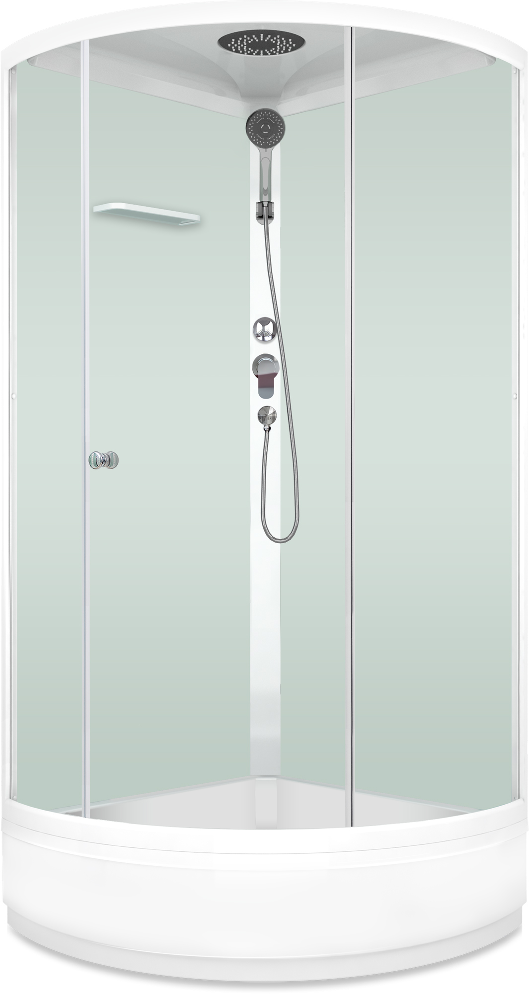 Душевой уголок Gutewetter Practic Rectan GK-401 125x95 (матовый хром/полистирол lines) фото 3 душевой уголок gutewetter practic rectan gk-401 125x95 (матовый хром/полистирол lines) фото 3