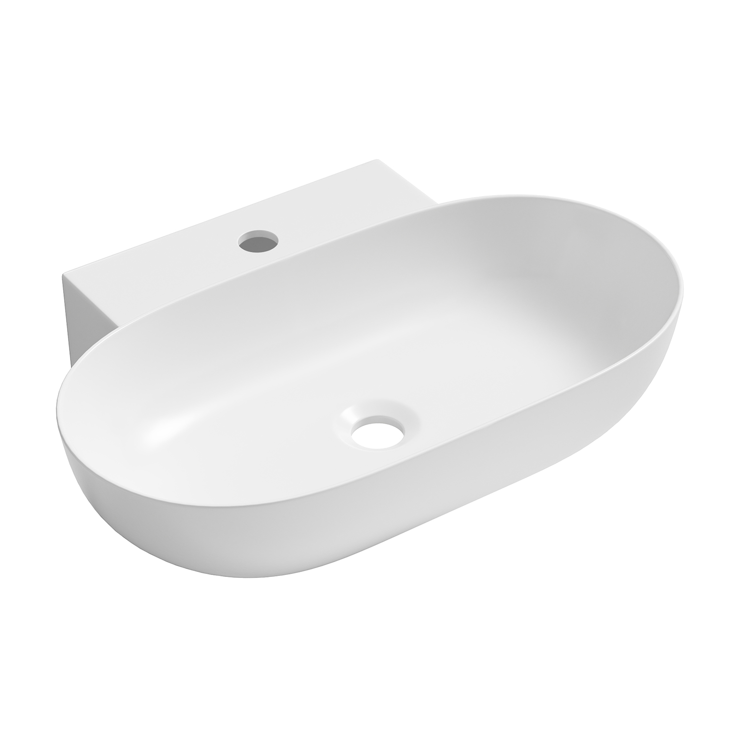 умывальник подвесной/накладной lavinia boho bathroom sink 33311099 58x40 белый глянец