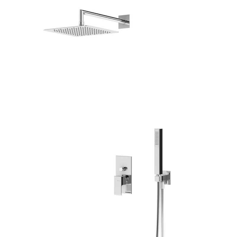 душевая система скрытого монтажа bruma linea 1827608cr хром