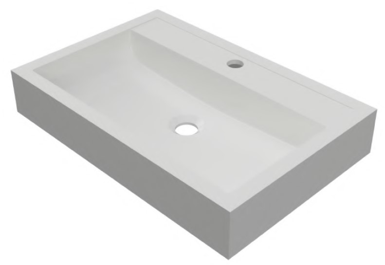 умывальник накладной aquastone aqs 16 b 60x40 белый глянец