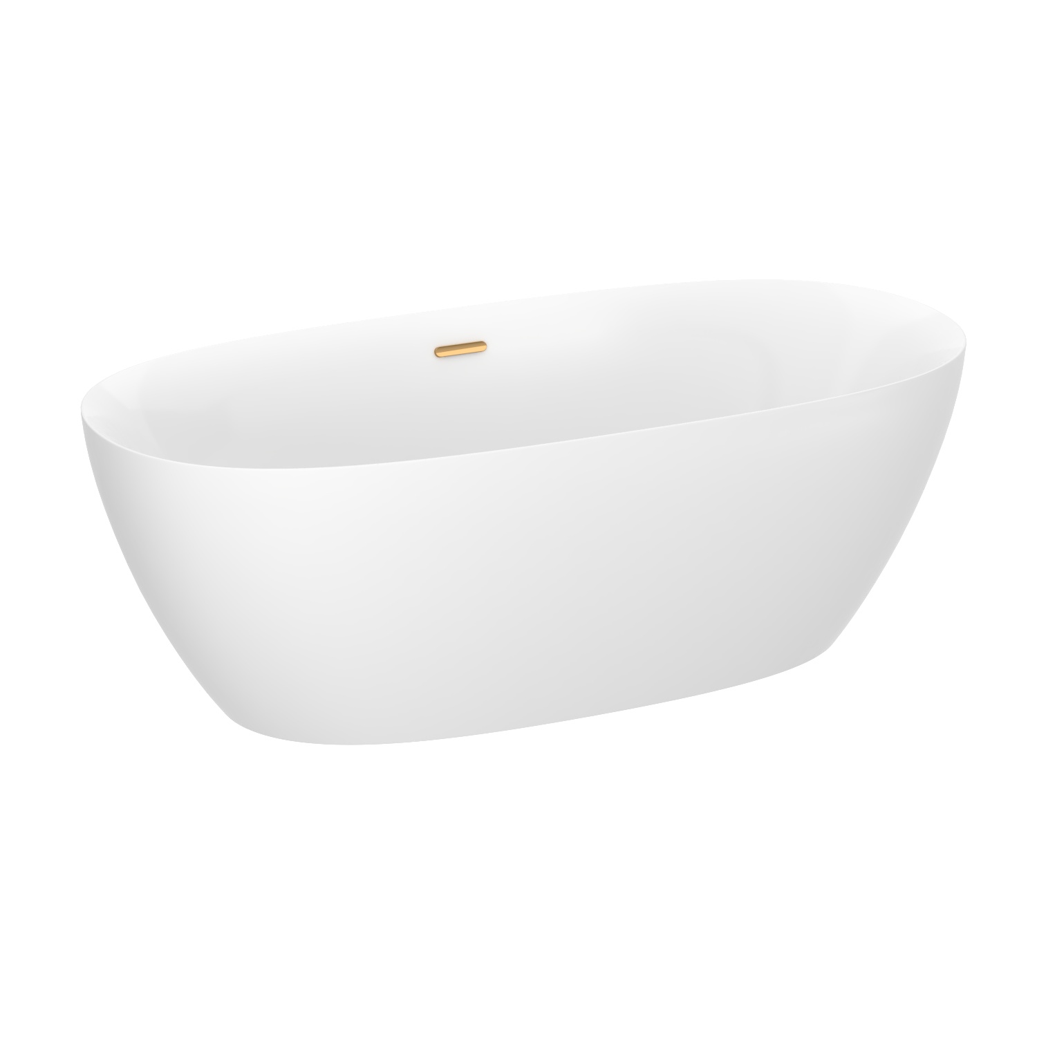 ванна акриловая wellsee bliss 170x80 (слив-перелив золото) белый глянец