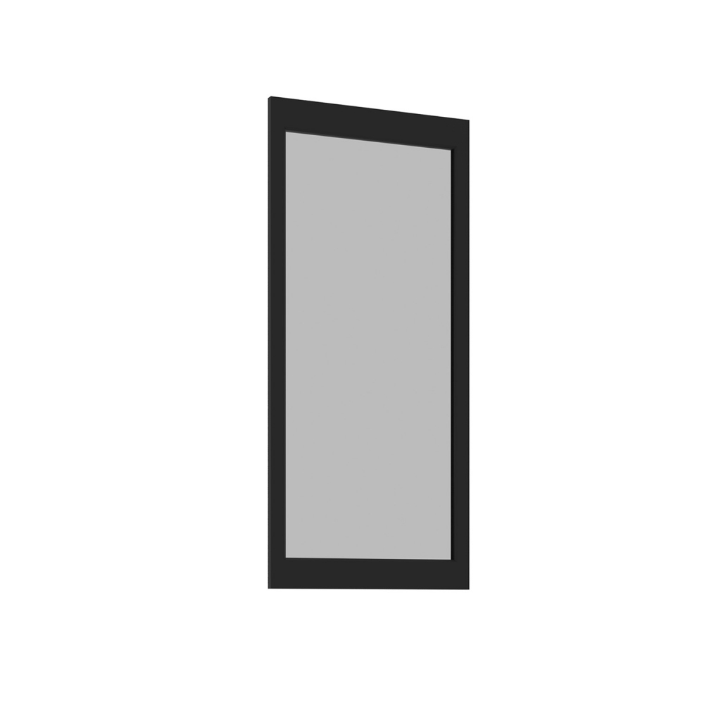 зеркало orka lodi 46x102 черный матовый