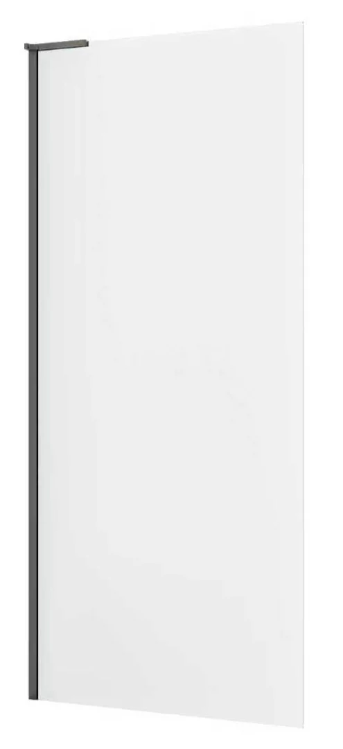 душевой уголок vincea walk-in vsw-7ha700clgm 70x200 стекло прозрачное / профиль вороненая сталь