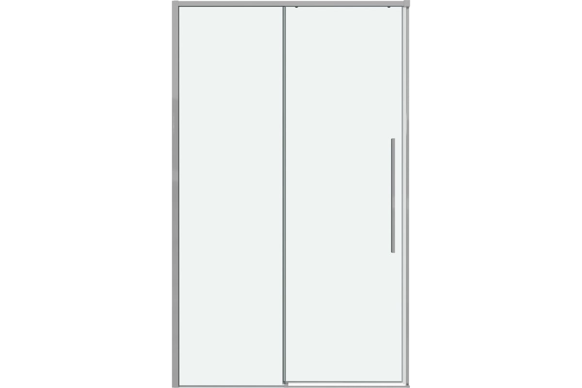 душевая дверь grossman galaxy 140x195 стекло прозрачное / профиль хром