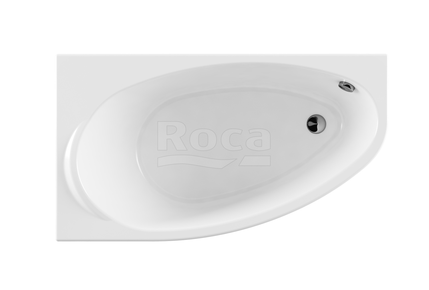 акриловая ванна roca corfu 160x90 левая