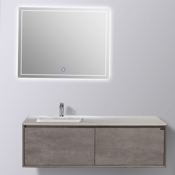 зеркало black&white 909.mr1600 160x80 с led подсветкой и сенсорным управлением
