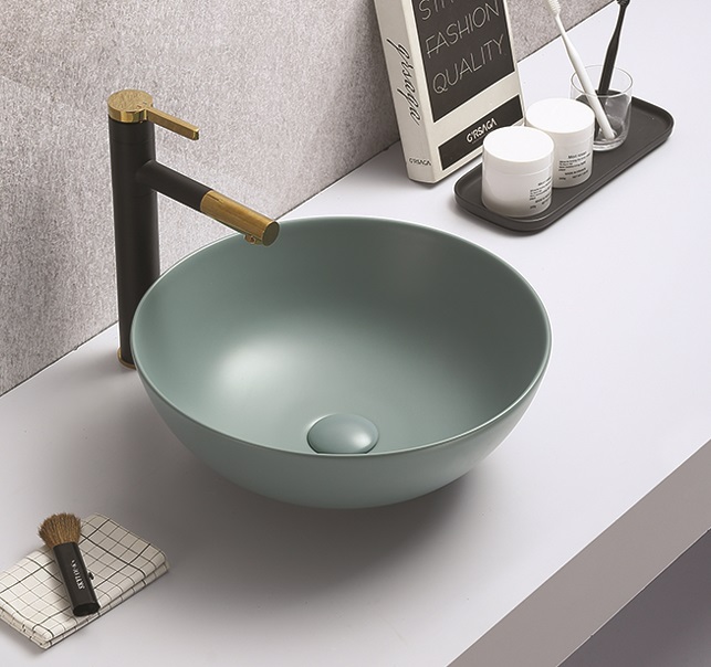 умывальник ceramalux 104mlg-6 41,5x41,5 зеленый