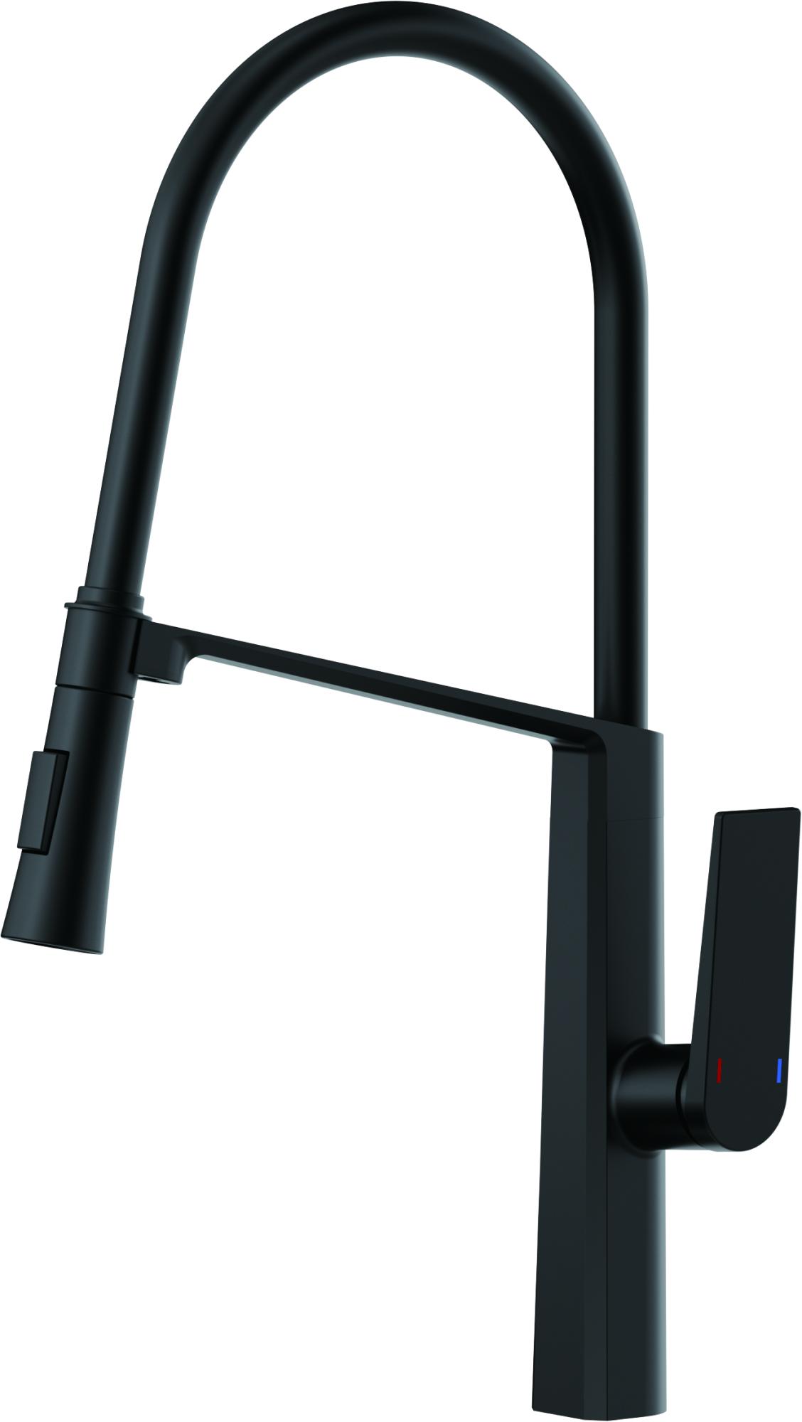 смеситель для кухни haiba hb73827-7 черный