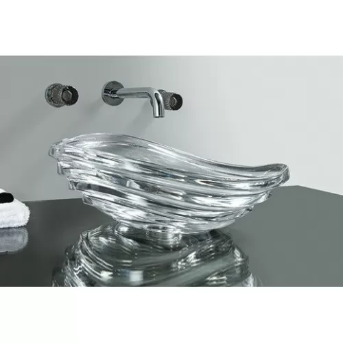 умывальник ceramalux gl50 50x36 стекло прозрачное