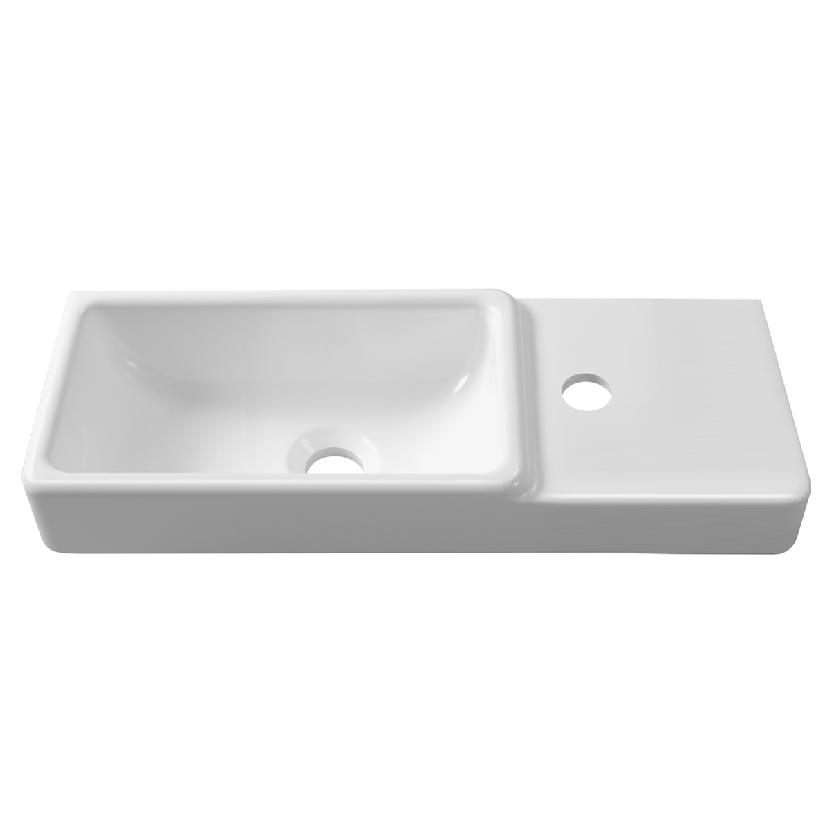 умывальник мебельный белюкс даллас 550-01 белый матовый (solid surface)
