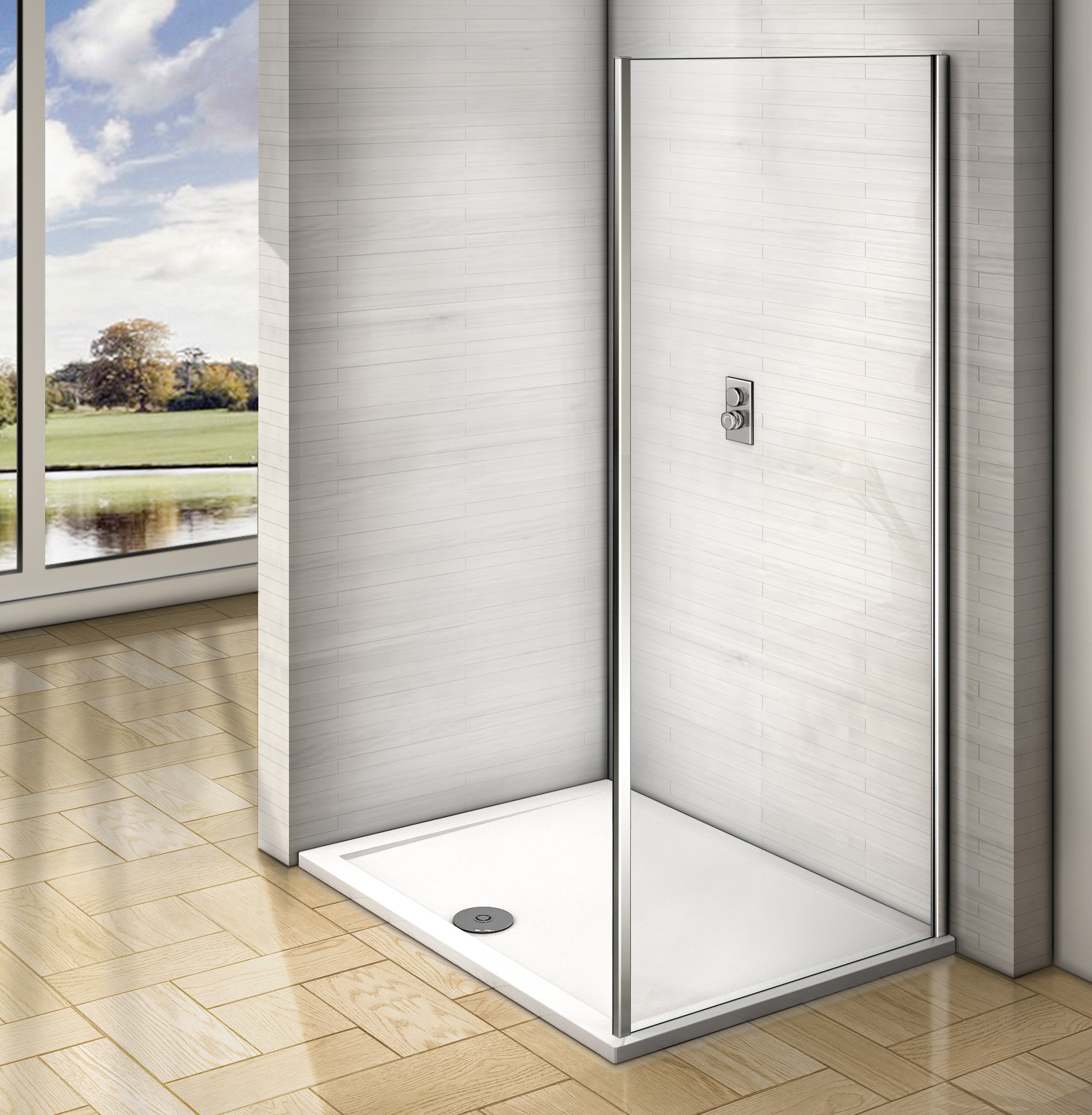 боковая часть gooddoor neo sp-90-c-ch 90x185