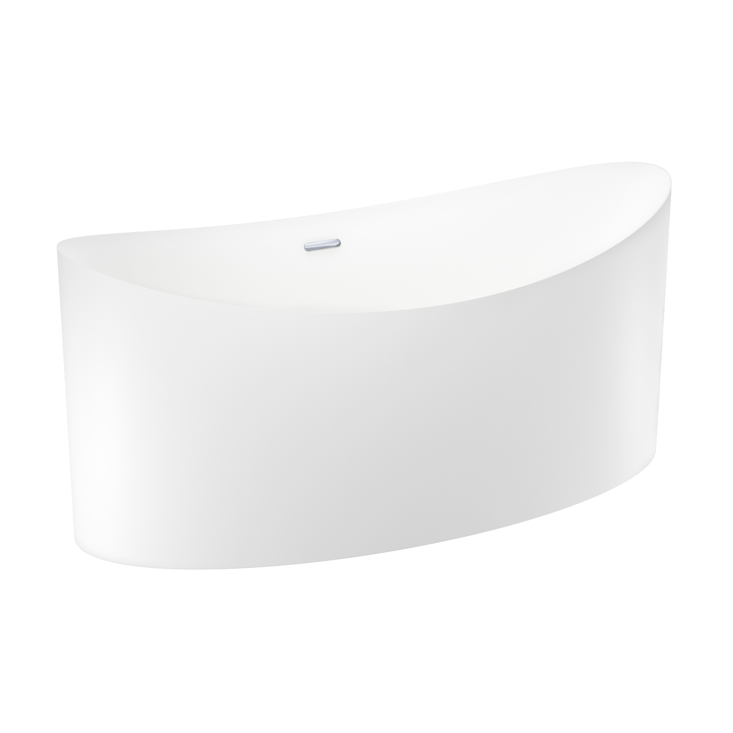 ванна акриловая wellsee cerulean 174x80 белый глянец (слив-перелив хром)