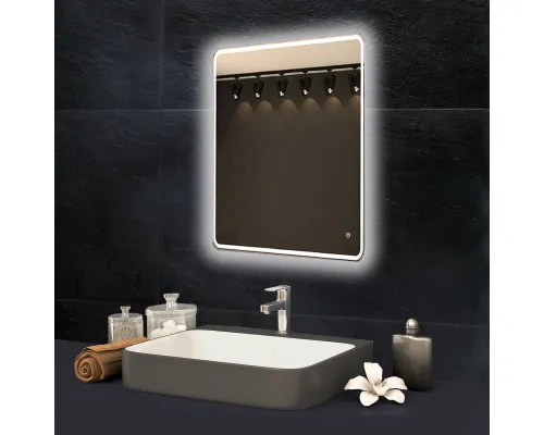 зеркало kvv group fano 50x70 с подсветкой