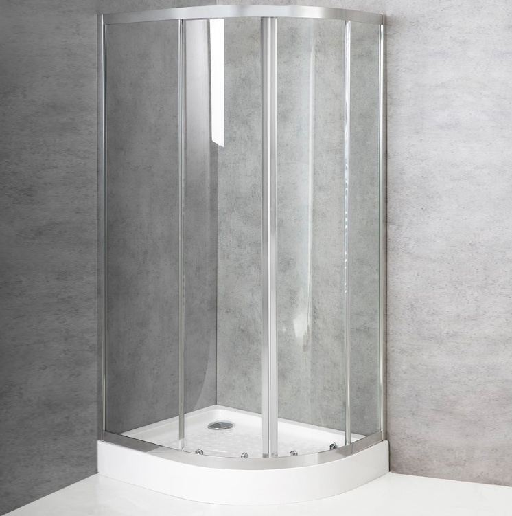 душевой уголок belbagno acquasi due-rh-2-100/80-c-cr