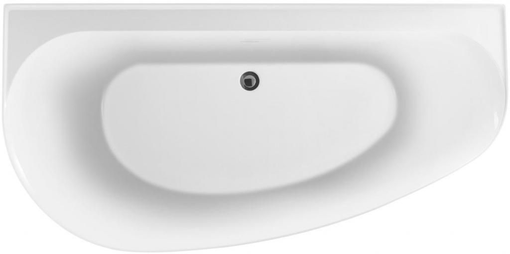 ванна акриловая allen brau priority 5 2.31005.21b 160x78 правая, белый матовый
