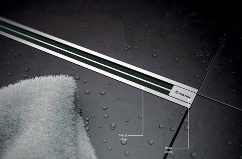 душевой лоток с решёткой pestan confluo slim line 650