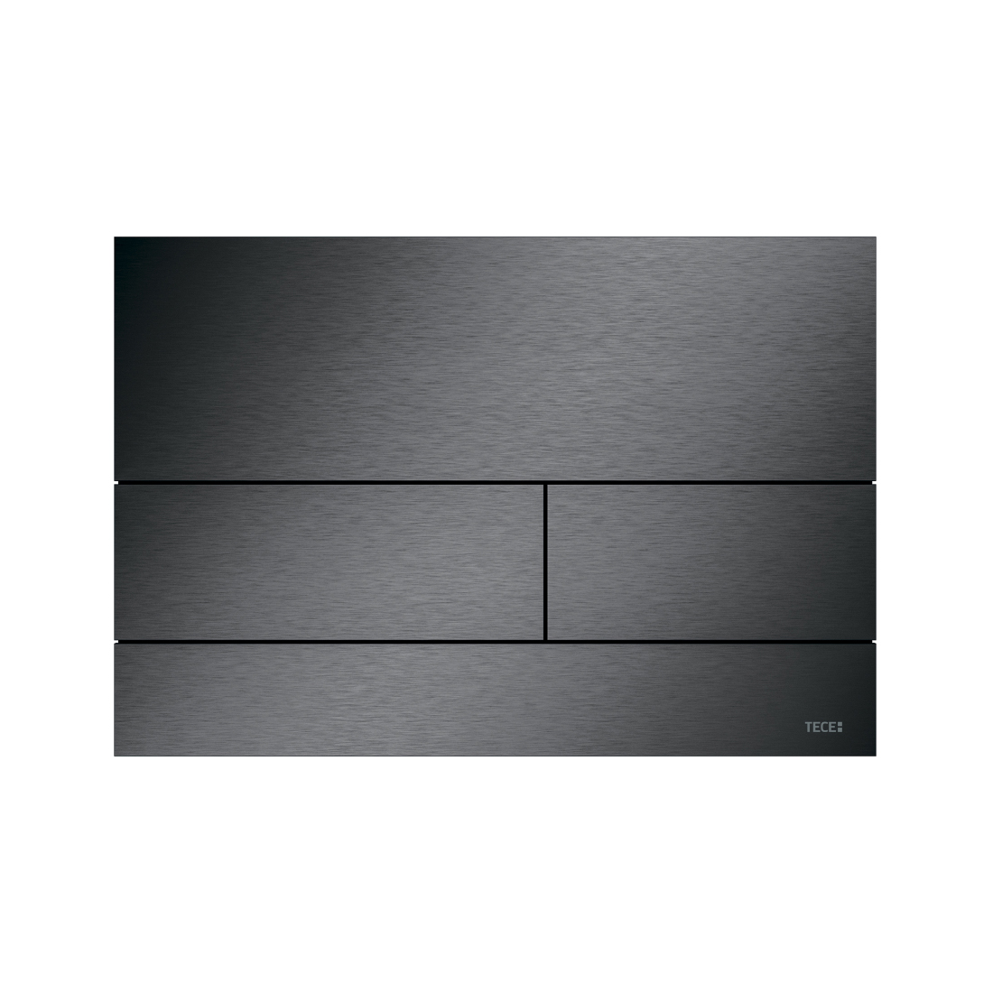 кнопка смыва для унитаза tece square ii 9240846 pvd brushed black chrome