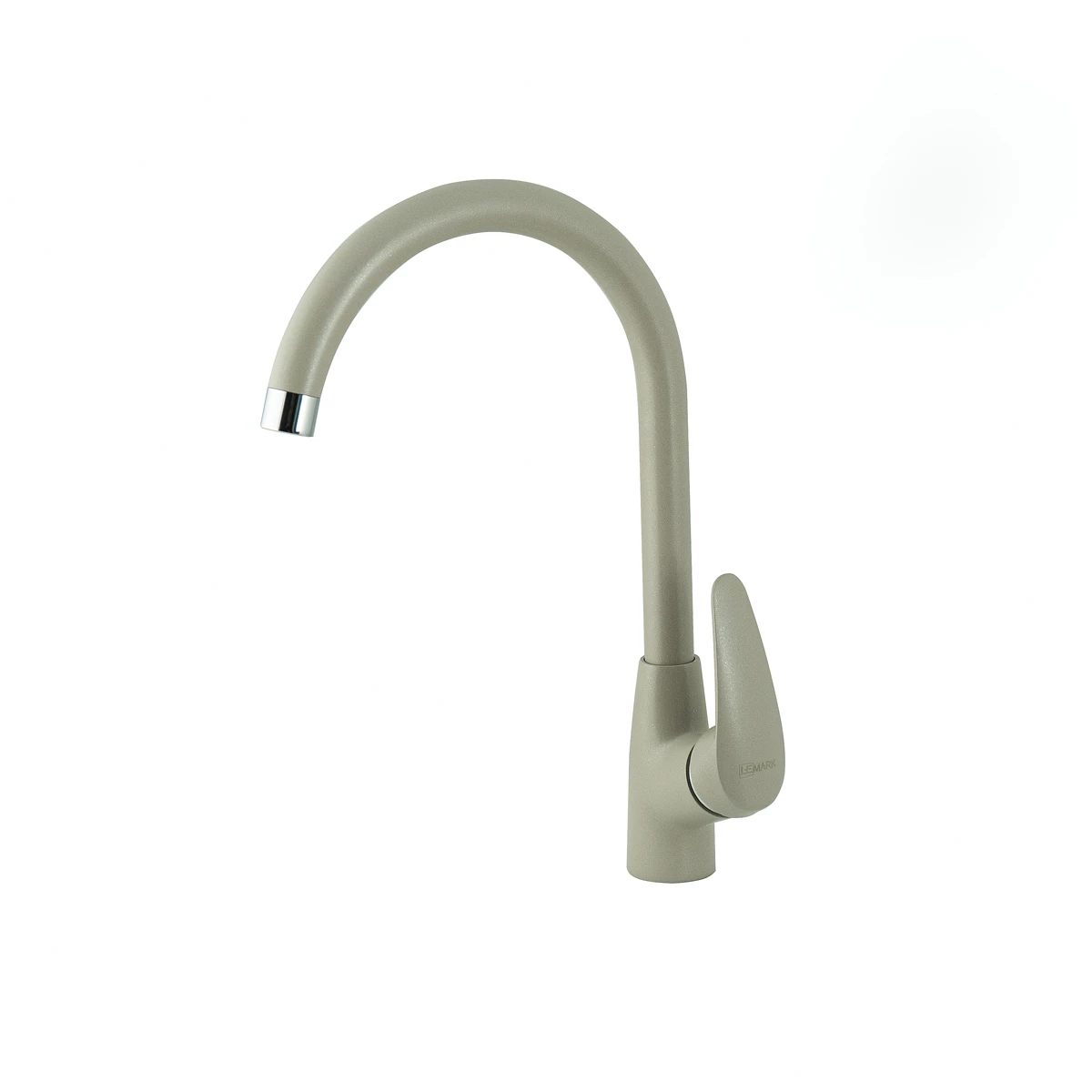смеситель для кухни lemark lm0405pgr серый
