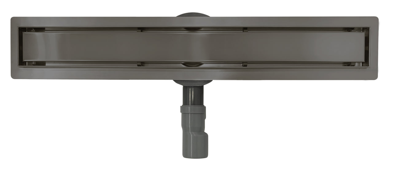 душевой лоток roxen supra gun metal 91050-70gm оружейная сталь