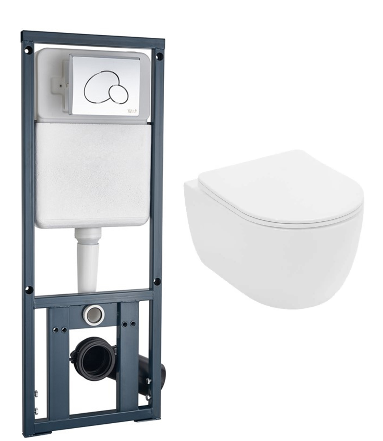 комплект инсталляции welt-wasser marberg 410 rd cr с унитазом lekvo s-801